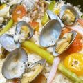 しじみ食堂's cooksnap of when they made フライパンで簡単★本格パエリア.