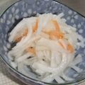 きらり流れ星's cooksnap of when they made 大根とにんじんの酢の物（なますだよ♪）.