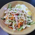 kookuro's cooksnap of when they made 簡単！あっさり！絶品ラーメンサラダ☆.