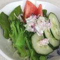 きらり流れ星's cooksnap of when they made ブロッコリーときゅうりの荒目昆布サラダ.