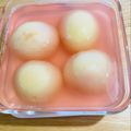 ボブナナ's cooksnap of when they made つるんとキレイ♡桃のコンポート.