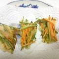 なっ2−'s cooksnap of when they made 人参と桜海老と三つ葉のかきあげ…のコツ.