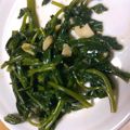tea11's cooksnap of when they made 空芯菜炒め　ヴィーガン　京都カフェ.