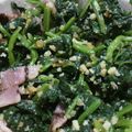 南野みなみ's cooksnap of when they made ほうれん草のピーナッツ＆ゴマ和え.