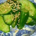 shizuとreo's cooksnap of when they made 簡単！早い！胡瓜の中華風浅漬！.