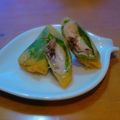 melharu's cooksnap of when they made さば紫蘇チーズ春巻き.