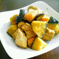 えまっちママ's cooksnap of when they made かぼちゃ＆厚揚げ★ほっこり和みの蜂蜜煮♪.