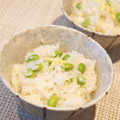 白玉季菜粉's cooksnap of when they made とっても簡単！彩りきれいな 枝豆ごはん.
