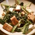 kinalove's cooksnap of when they made 小松菜と厚揚げのさっと炒め煮.