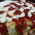 みかこちゃろ's cooksnap of when they made シメジとキャベツのオムレツ.