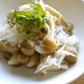 でかおちば's cooksnap of when they made レンチ～ンシメジのおろしシラス和え.
