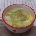 why_me02's cooksnap of when they made ☆★みょうがと豆腐のスープ★☆.