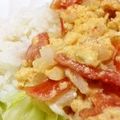 kashiwam's cooksnap of when they made 超簡単とまたま丼.