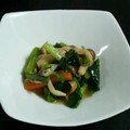gab28's cooksnap of when they made ☆定番☆小松菜と油揚げの煮びたし.