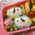 フーミン✩'s cooksnap of when they made ＊キャラ弁＊　俵DEわんちゃん♪.