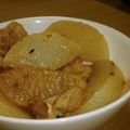 ザザビー's cooksnap of when they made 大根と鶏肉の味噌煮込み.