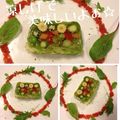 ボチボチハラハラ's cooksnap of when they made 夏野菜のテリーヌ☆パプリカ添え.