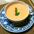 lliachloe's cooksnap of when they made トマトと桃の冷製スープ♪.