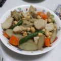 ★☆ひよこ☆★'s cooksnap of when they made 鶏ごぼうとこんにゃくの味噌煮✿.