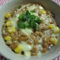 さとみりん's cooksnap of when they made コーンマヨチーズ納豆ご飯☆.