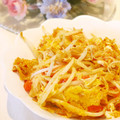 るるおか's cooksnap of when they made 簡単・美味しい☆モヤシキムチの卵とじ.