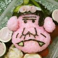 赤い電話's cooksnap of when they made キャラ弁☆バカボンのパパ.