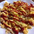 maimelody♪'s cooksnap of when they made しめじ入りスクランブルエッグ.
