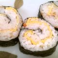 さっちんじゅん's cooksnap of when they made デコおにぎり*カラフルうずまき海苔巻き.