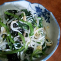 sakurasakusaku's cooksnap of when they made ほうれん草とモヤシとシラスの海苔ナムル.