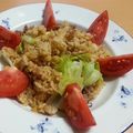 子らいおんママ's cooksnap of when they made 焼肉のタレで♪簡単焼肉レタスチャーハン.