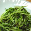 かざぴー's cooksnap of when they made 水菜の♡あっさり♥柚子胡椒炒め♡.
