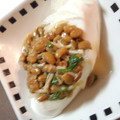 milu.milu's cooksnap of when they made 納豆とかにかまの和えもの.