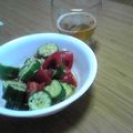 kiwi☆★'s cooksnap of when they made トマトときゅうりのイタリアンおつまみ.