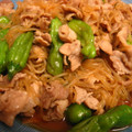 小豆ミルク's cooksnap of when they made ししとう・豚バラ・糸こんの炒め物.