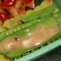 ぷちゃごん's cooksnap of when they made 絹さやをスィートチリマヨで♪.