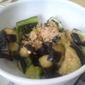 ばすけ's cooksnap of when they made 即席!!あっさりナスキュウリ漬物♪.