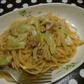 yana☆p's cooksnap of when they made ツナと春キャベツのパスタ.