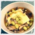 YUZU1110's cooksnap of when they made ☆枝豆とキノコのあんかけ豆腐☆.