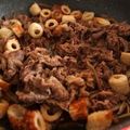 ria･ria's cooksnap of when they made 牛肉とゴボウの炒め煮.