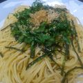 mippo_co's cooksnap of when they made さっぱり梅しそパスタ.