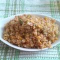 monsana's cooksnap of when they made キレイ色♪3色焼き飯.