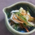 nicosuzu's cooksnap of when they made おかず＆つまみに！鶏皮のコチュ和え♪.