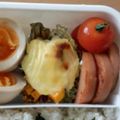 Wまぁ's cooksnap of when they made ♪弁当女子♪レンジで！かぼちゃグラタン.