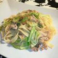 みきぞーちん's cooksnap of when they made 豚しゃぶ梅スパ生姜風味.