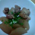 うにのしっぽ's cooksnap of when they made 鶏腿の照り焼き大根.