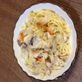 みかちゃまる's cooksnap of when they made クリーム風味噌パスタ.