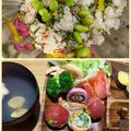 ☆あさ's cooksnap of when they made 簡単ひな寿司☆枝豆とたくあん入りご飯で☆.