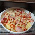 kei k's cooksnap of when they made ☆簡単☆ポテトとウインナーのチーズ焼き.