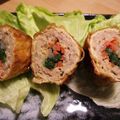 chitami's cooksnap of when they made 肉マキマキ.