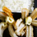 3姉妹ちゃんママ's cooksnap of when they made お弁当に可愛いちくわのお花♪.